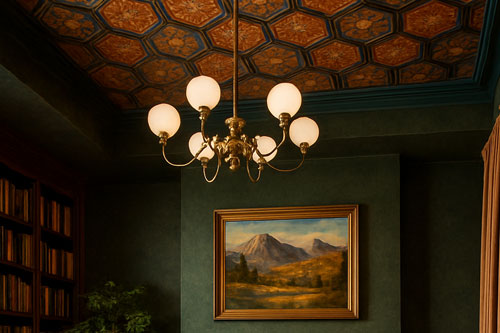 Statement Ceilings Are the New Accent Walls